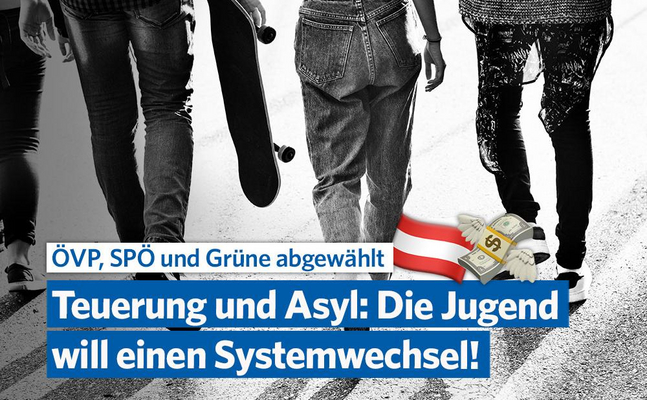 Teuerung und Asyl: Die Jugend will einen Systemwechsel!